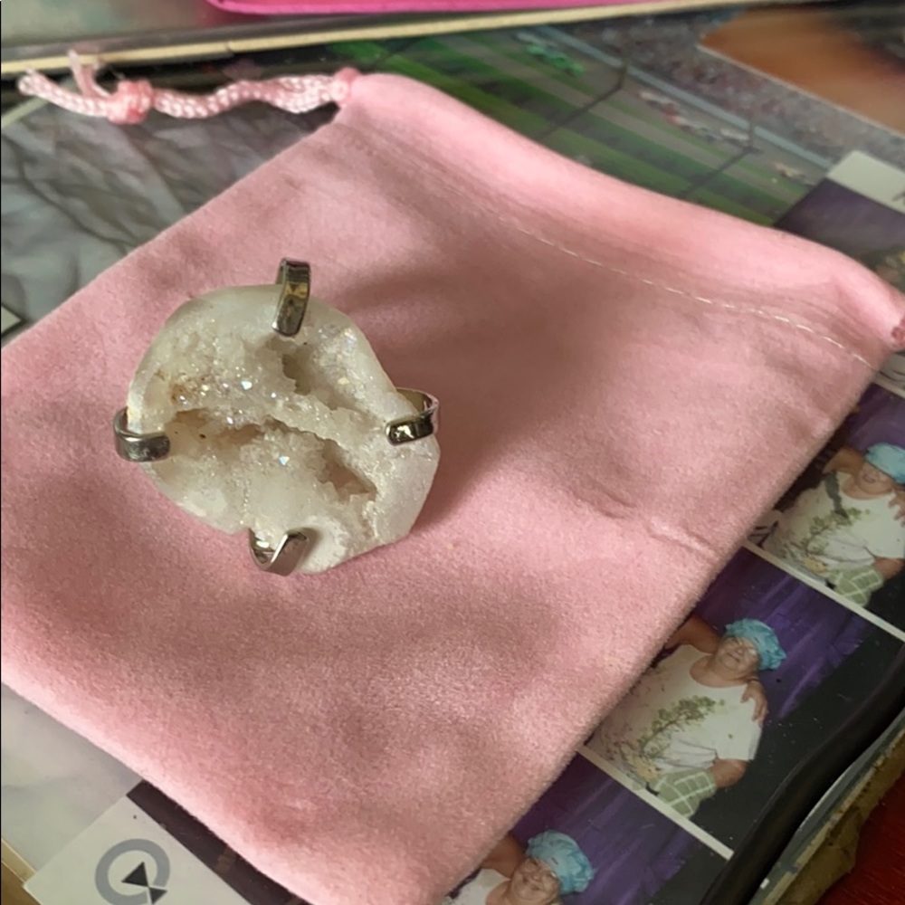 Ring authentic quartz